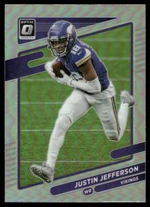 lot 58E image: Justin Jefferson 2021 Donruss Optic #95 Football Card