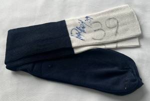 lot 43C image: Juan Rincon #39 Signed Game-Used Stirrups - Minnesota Twins Baseball
