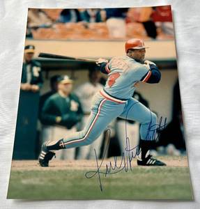 lot 6C image: Kirby Puckett Signed Very Early 8x10 Photo, Guaranteed Authentic In-Person Auto, Minnesota Twins Baseball