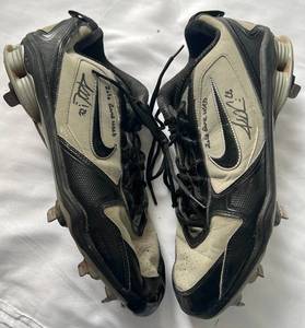 lot 23C image: Jesse Crain Game-Used and Signed Spikes, Inscribed 2010 Game Used - Minnesota Twins Baseball