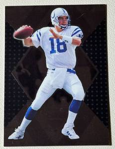 lot 35A image: Peyton Manning RC Insert 1998 Collectors Edge #S183 Rookie Football Card
