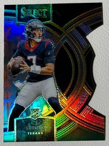 lot 107A image: CJ Stroud RC Die Cut 2023 Select  Prizm Premier #183 Rookie Football Card