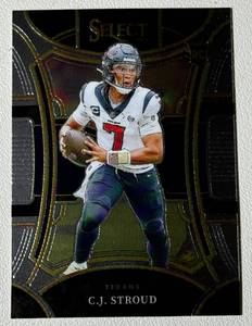 lot 115A image: CJ Stroud RC 2023 Select Suite Level #438 Rookie Football Card