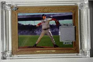 lot 142C image: Curt Schilling Game-Used Jersey Fusion Relic Baseball Card