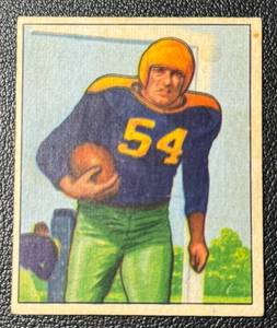 lot 169C image: 1950 Bowman Larry Craig #10 Vintage Football Card