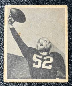 lot 171C image: 1949 Bowman Robert Bob Skoglund #41 Vintage Football Card