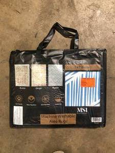 MSI Machine Washable Area Rug Customer Returns See Pictures