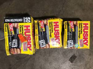 Lot of Husky Garbage Bags Customer Returns See Pictures