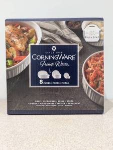 NEW CORNING WARE FRENCH WHITE