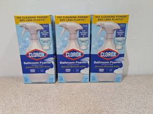 3 NEW CLOROX BATHROOM FOAMER