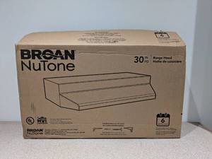 NEW BROAN NUTONE 30 RANGE HOOD