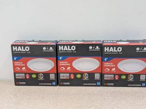 3 NEW HALO LED SURFACE DOWNLIGHTS