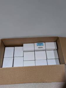 1 BOX OF ASSORTED CLEAR PUSH PINS