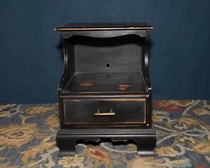 lot 19A image: Black Rustic Night Stand