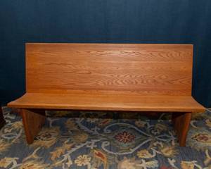 lot 88A image: Solid Wood BenchChurch Pew #2