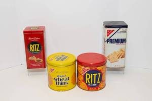 lot 78 image: Vintage Cracker Tins