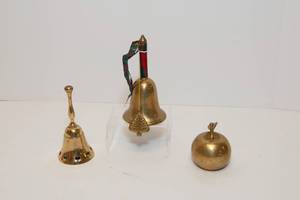 lot 96 image: Three Brass Bells