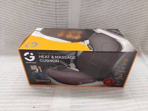 lot 36H image: SmartGear 12V Auto Seat Heat & Massage Cushion