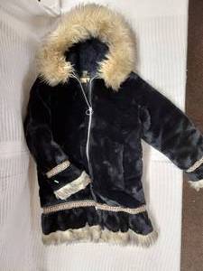 lot 58H image: Stearns Genuine Fur-Trimmed Jacket, Small