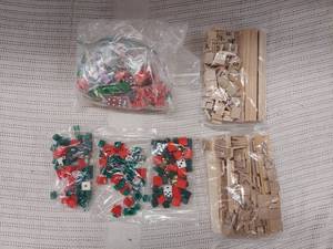 lot 66H image: Board Game Pieces Set - Letters and Houses