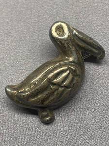 lot 9B image: Vintage Sterling Silver Pelican Bird Brooch Pin Jewelry Collectible Decor