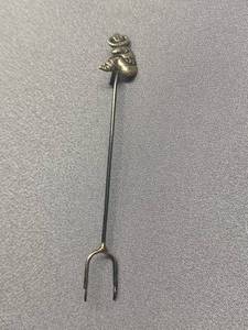 lot 20B image: Vintage Cowboy Themed Cocktail Fork Unique Collectible Barware