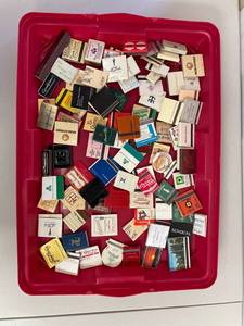 lot 20 image: Collection of Vintage and Diverse Matchbooks - Unique and Collectible