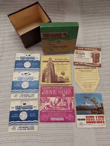 lot 24DA image: Vintage View-Master Stereoscope Reel Collection - Box Included