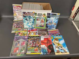 lot 26 image: Large Comic Book Lot Featuring Crossovers, Divine Right, and Dick Tracy