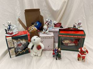 lot 75 image: Coca-Cola Collectible Figurines and Ornament Set