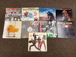 lot 79 image: Vintage Vinyl Record Collection Neil Diamond, The Clash, Isaac Hayes, Disney