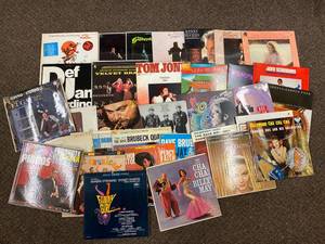 lot 87 image: Vintage Vinyl Records Lot Tom Jones, Def Jam, Kenny Rogers and More