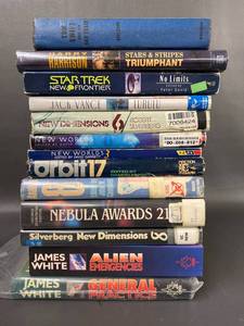 lot 118 image: Science Fiction Book Lot Harrison, Vance, Silverberg