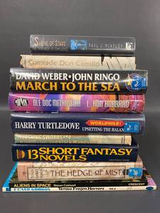 lot 121 image: Lot of 10 Sci-Fi & Fantasy Books, Hardcover, Various Authors