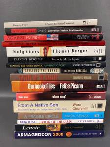 lot 36D image: Diverse Collection of 16 Books - Essays & Fiction
