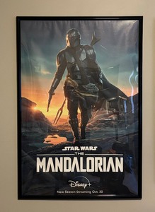 lot 95 image: Star Wars The Mandalorian Promotional Print