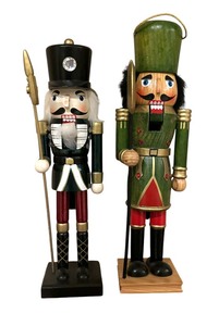 lot 142 image: Two Festive Nutcrackers