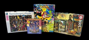 lot 168 image: Puzzles by Ravensburger, Dowdle, Aquarius and Educa