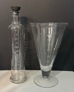 lot 188 image: Two Glass Measuring Vessels