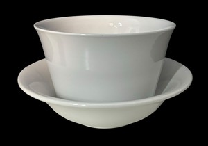 lot 190 image: Two Bowls by Pottery Barn and Ikea