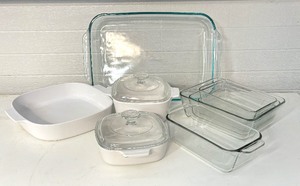 lot 246 image: Pyrex and Corning Ware