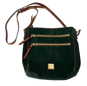 lot 277 image: Dooney & Bourke Forest Green Suade Handbag