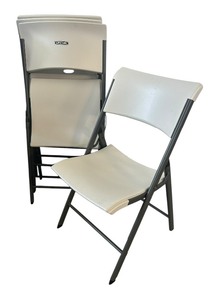 lot 343 image: Four Lifetime Folding Chairs
