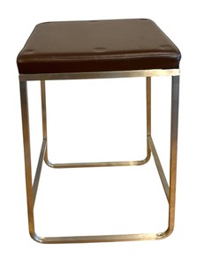 lot 419 image: Chrome Based Stool