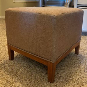 lot 291 image: Brown Ottoman by Scandinavian Design CO Interline