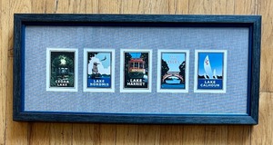 lot 57 image: Framed Art Minneapolis  Uptown Lakes