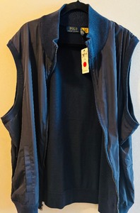 lot 337 image: XXXLT Polo Ralph Lauren Blue Vest Brand New