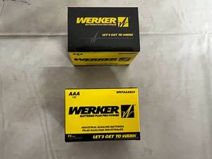 2 x 24ct Pack of Werker AAA Batteries