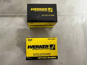 2 x 24ct Pack of Werker AAA Batteries