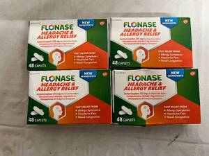 4 Boxes of Flonase Headache & Allergy Relief